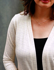 Cardigan in jersey
